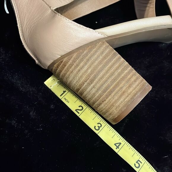 Steve Madden Tan Heels with Ankle Strap - Picture 10 of 11